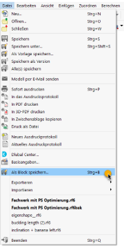 Skript als Block speichern
