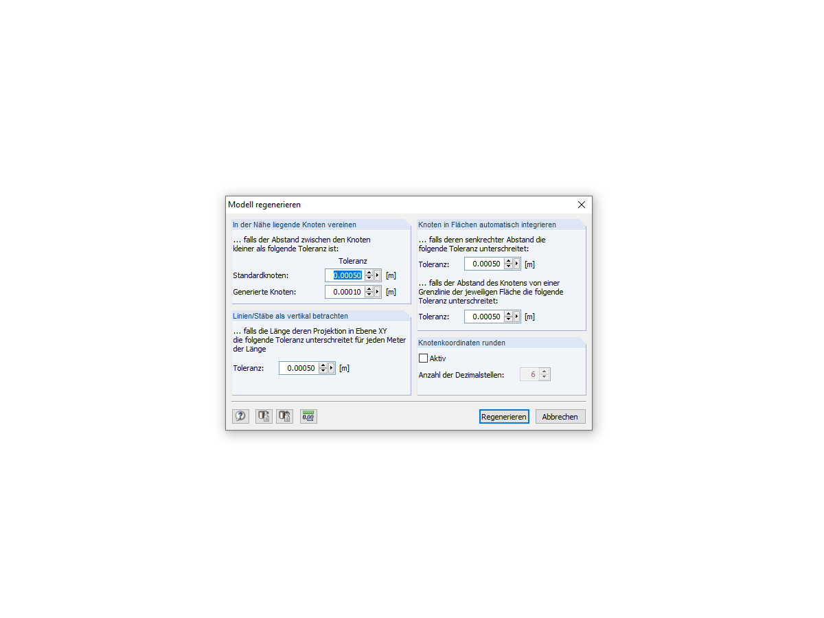 Feature 000026 | Optionales Regenerieren des Modells