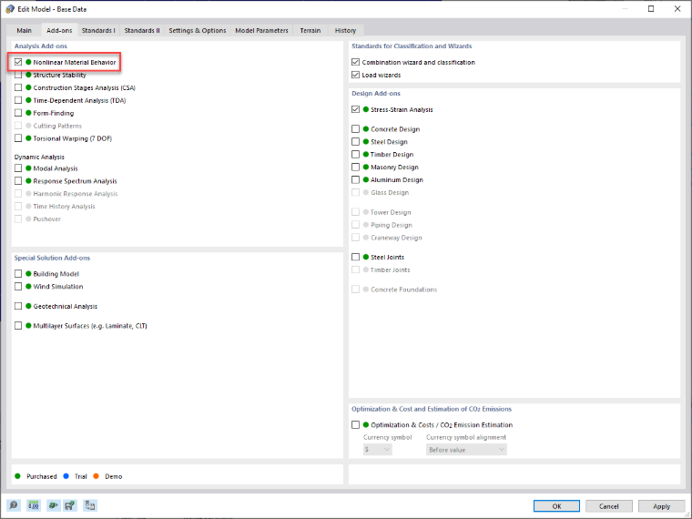 FAQ 005310 | Ist es möglich, Laststufen festzulegen, die Ergebnisse der einzelnen Schritte zu speichern und zu sehen, bei welcher Laststufe das Material nachgibt?