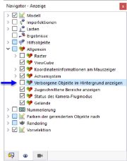 Inaktive Objekte ausblenden