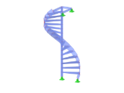 Modell-ID 3097 | STS026-plg-b | Treppe | Spiral l Links gewendelt