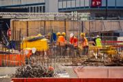 Auf einer Baustelle ist Teamwork gefragt