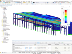 Verformungen in RFEM | © B3 Kolb AG