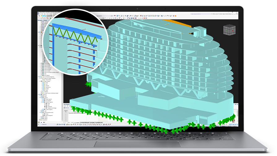 RFEM-Banner (Gebäude)