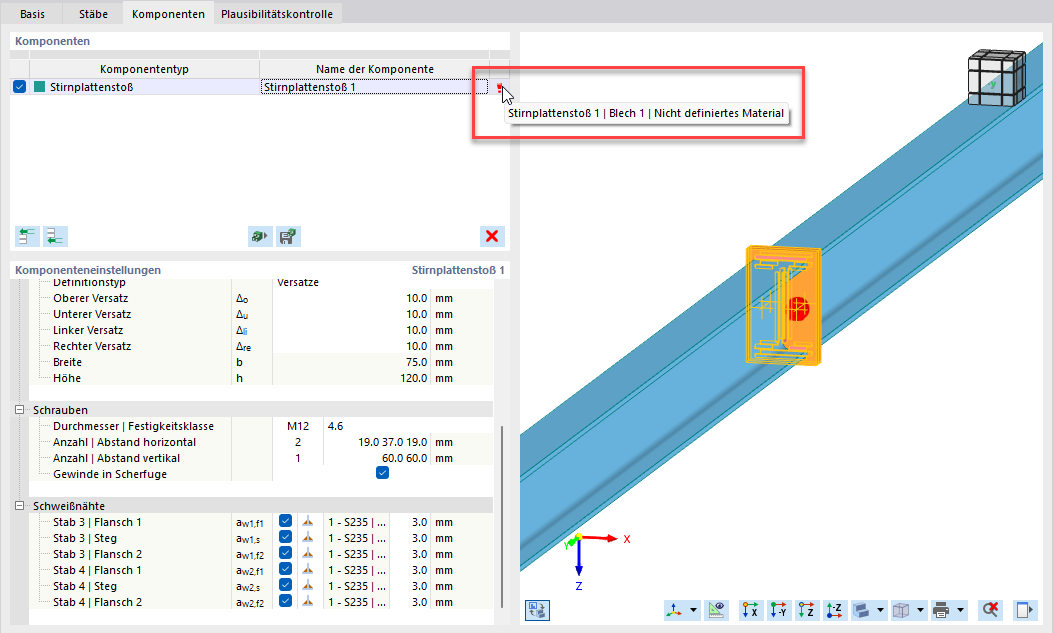 QuickInfo zu Fehler