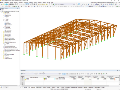 CP 001264 | Modell der Industriehalle aus Holz in RFEM 6 (© Maderas Besteiro)