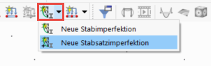 Darstellung eines 3D-Modells zur Visualisierung von Stabsatzimperfektionen im Tragwerksentwurf.