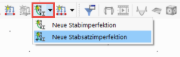 Darstellung eines 3D-Modells zur Visualisierung von Stabsatzimperfektionen im Tragwerksentwurf.