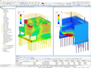 Verformungen in RFEM | © Baumruck + Oswald