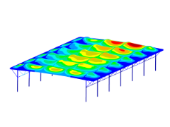 Verformungen unter Windlast in RFEM 5