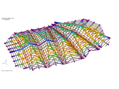 Verformungen unter Windlast in RFEM 5