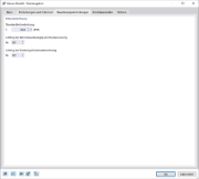 Dialog 'Neues Modell - Basisangaben', Register 'Bewehrungseinstellungen'