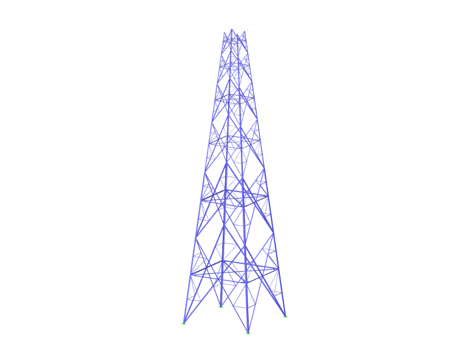 Modell 004269 | Sechsstöckiger Pyramidenmast