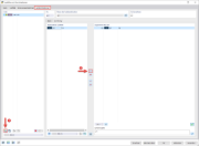 Visualisierung der Einrichtung einer Lastkombination für Bauprojekte in einer Softwareumgebung.