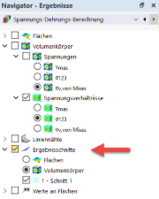 Darstellung der Analyseergebnisse an einem spezifischen Ergebnisschnitt. Veranschaulicht klar den Leistungsstatus oder die strukturellen Verhaltensmuster eines betrachteten Abschnitts.