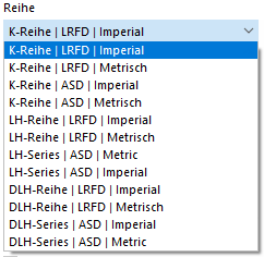 Reihe auswählen