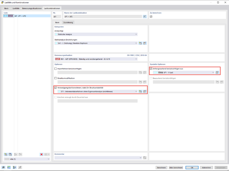 FAQ 005397 | Kann ich in RFEM 6 oder RSTAB 9 die Belastung stufenweise erhöhen?