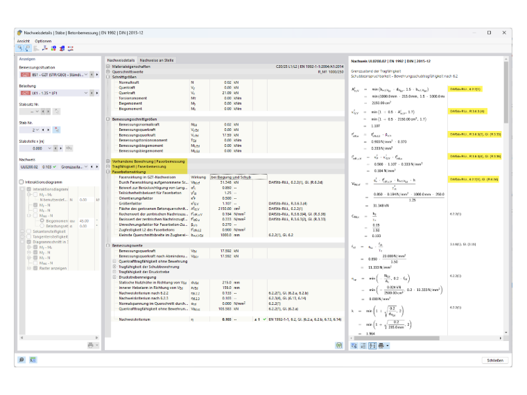 FAQ 005388 | Wie kann ich in RFEM 6 die Bemessung mit Stahlfaserbeton im Add-On  Betonbemessung  aktivieren?