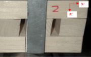 Illustration einer Schubverformung in Brettsperrholz, bereitgestellt vom Informationsdienst Holz.