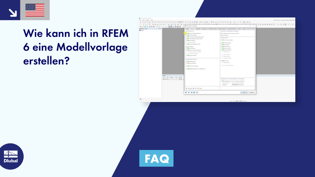 Dieses Bild zeigt eine Detailansicht eines mit der Software RFEM erstellten Statikmodells, in dem verschiedene Bemessungselemente und Berechnungen dargestellt sind.