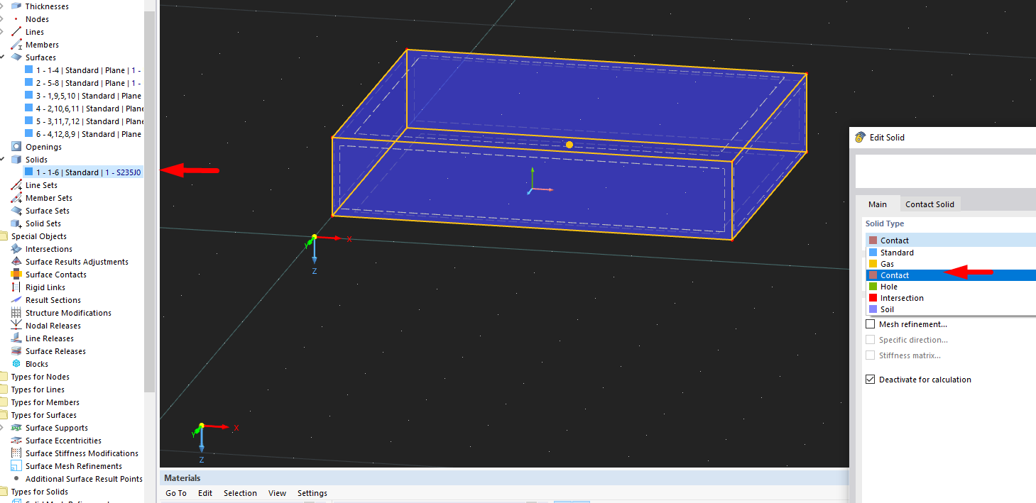 FAQ 005414 | Wie kann ich in RFEM ein Kontaktvolumen zwischen zwei Flächen erstellen?