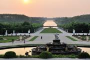 Ein Teil der Gartenanlage des Schlosses Versailles, Frankreich