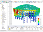 Windverformung in RSTAB