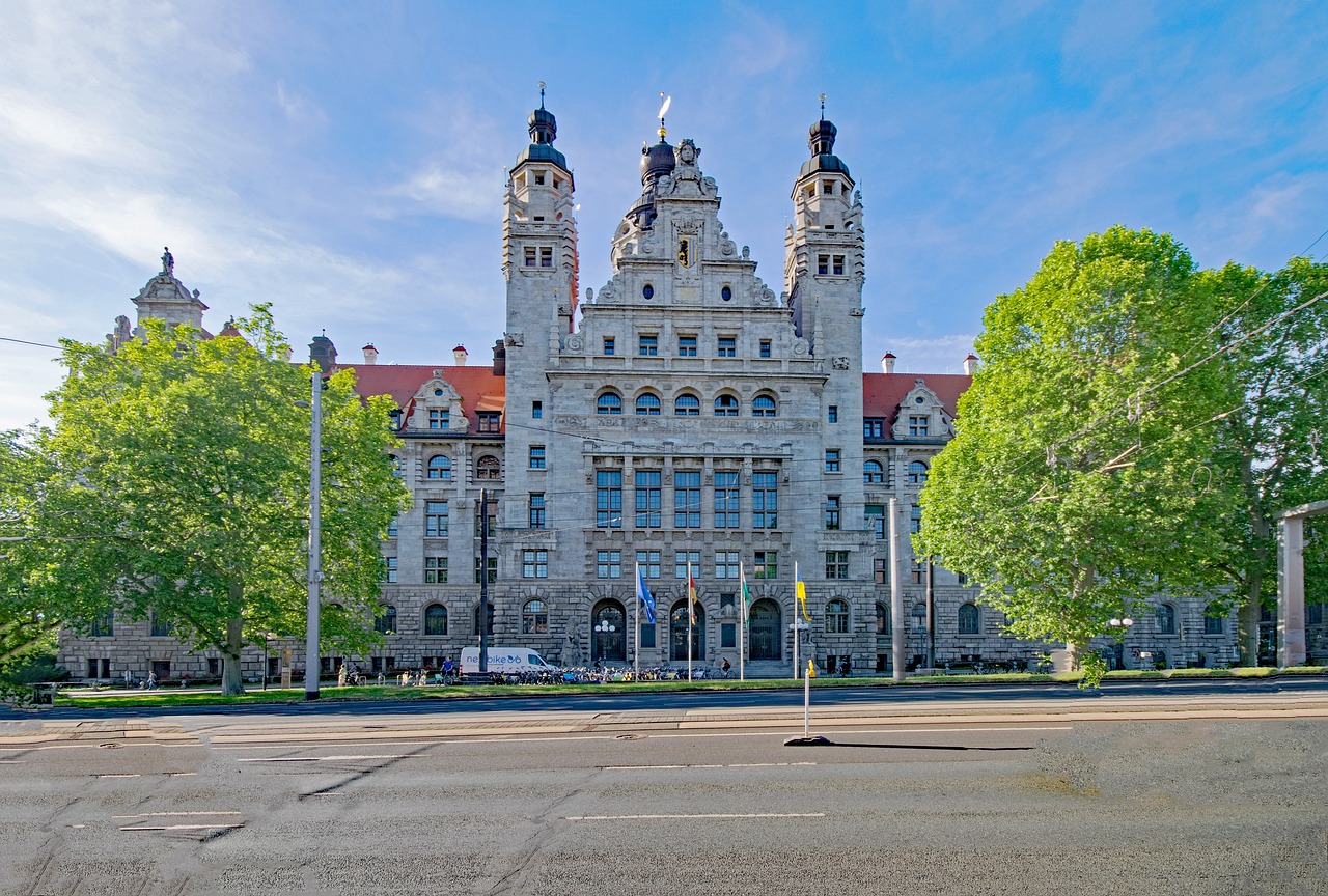 Das Neue Rathaus in Leipzig