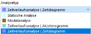 Analysetyp auswählen