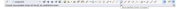 CAD-Symbolleiste mit Tooltip