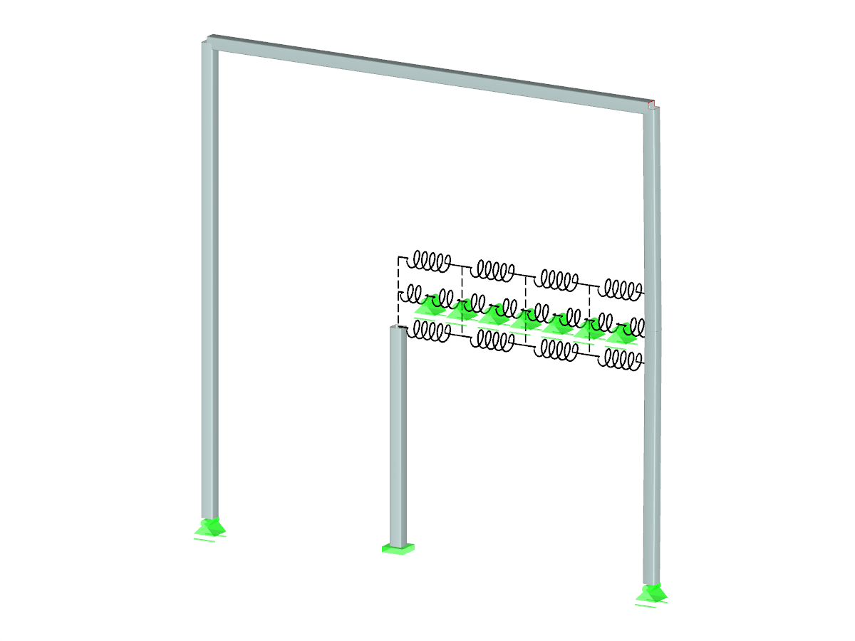 Modell 004674 | FEM-Modellierung einer Tensegrity-Kette