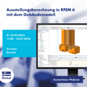 Aussteifungsberechnung in RFEM 6 mit dem Gebäudemodell