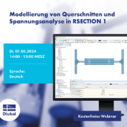 Modellierung von Querschnitten und Spannungsanalyse in RSECTION 1