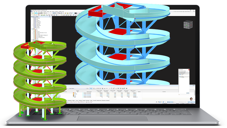 Lösungen für die Schwimm- und Spaßbäder in RFEM 5