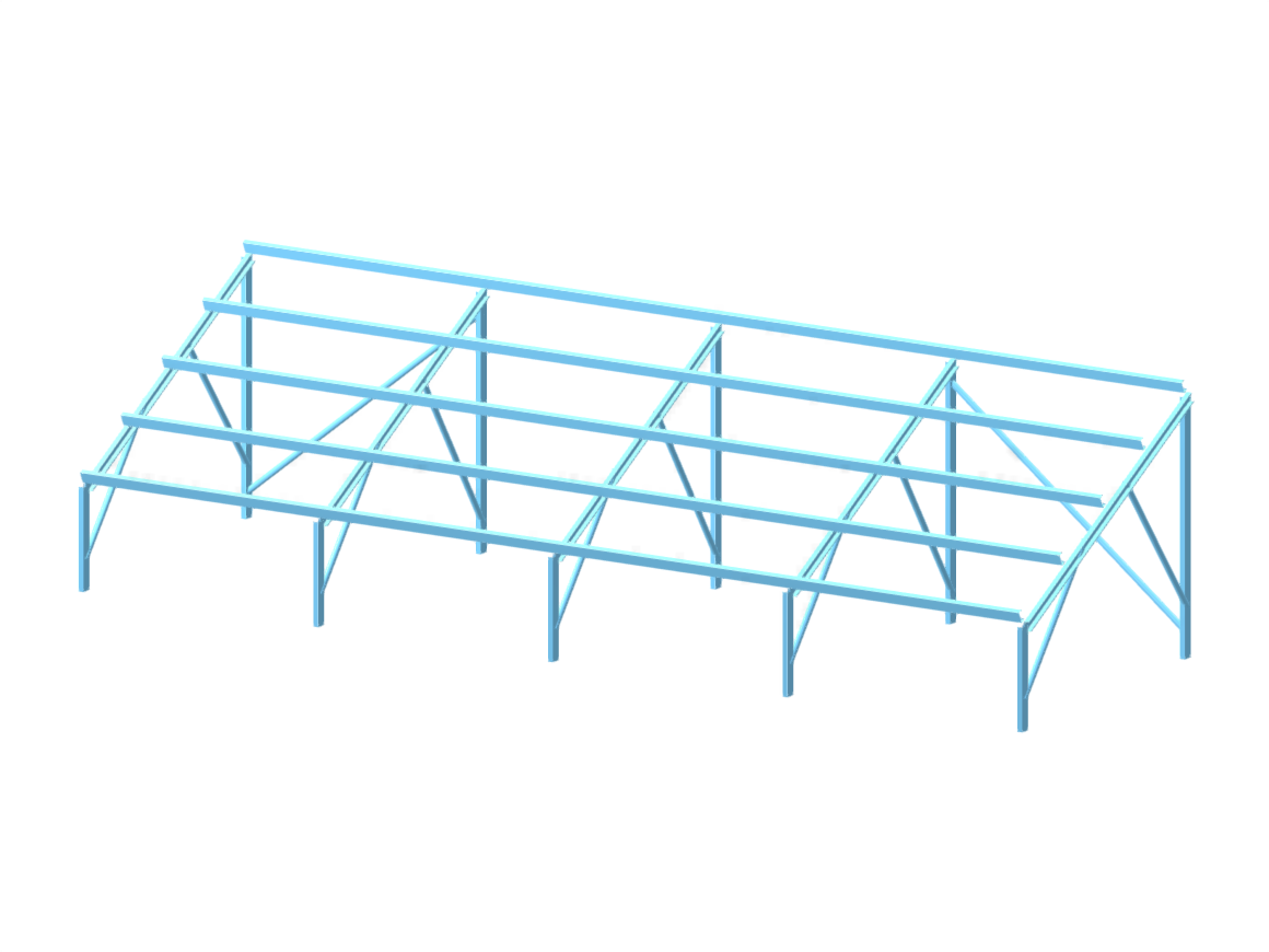 Metallträger für Photovoltaikmodule in RFEM 6