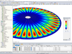 RFEM-Modell nach Formfindung