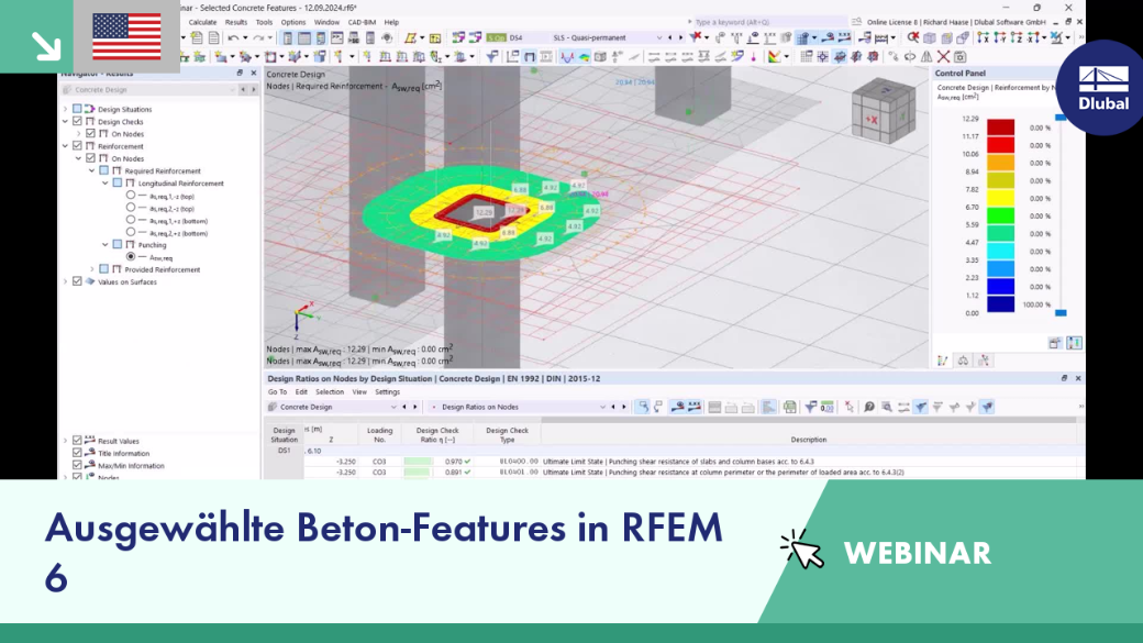 VG 005051 zu verwenden | WEBINAR | Ausgewählte Beton-Features in RFEM 6