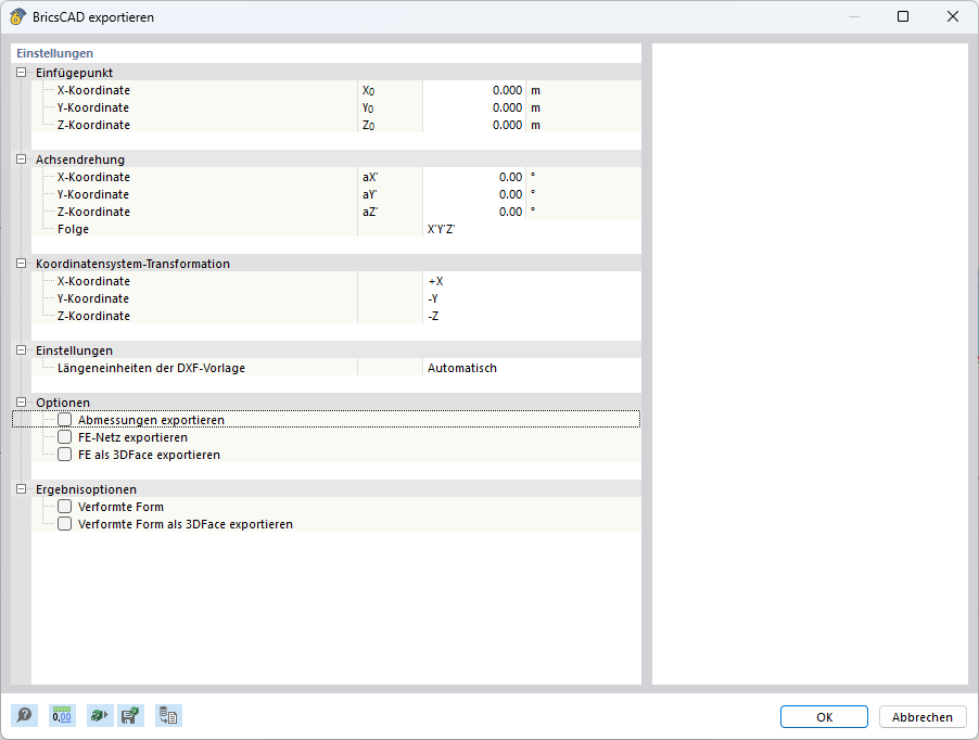 Export BricsCAD