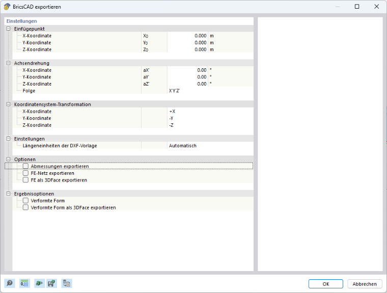 Export BricsCAD