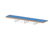 Modell 005480 | Holz-Stahl-Brücke mit Wanderlast, analysiert mit Bauingenieursoftware