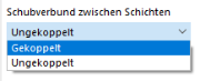 Technische Darstellung Option für Schubverbund von Verbundglas | Konstruktionsdetail