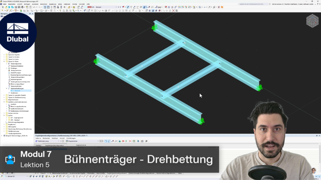 Online-Kurs | Stabilitätsnachweise | Anwendung auf Riegel | EC3 Masterclass Landing Page