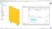 Dialogfenster von RFEM 6 mit Bedienungselementen zur Anpassung der Glasschichtstärke über das Add-On Glasbemessung