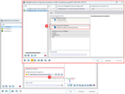 Dieses Bild zeigt das Add-on für die Analyse von Stahlanschlüssen, das die Anschluss-Bauwerk-Interaktion in RFEM 6 detailliert darstellt.