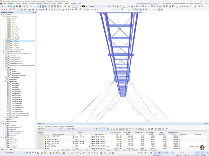 LaPendenta Hängebrücke in Disentis/Mustér | RFEM-Modell, realitätsgetreue Berechnungen, innovative Leichtbauweise