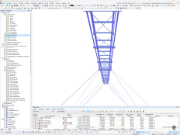 LaPendenta Hängebrücke in Disentis/Mustér | RFEM-Modell, realitätsgetreue Berechnungen, innovative Leichtbauweise