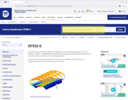 Sucheingabefeld im Dlubal Online-Handbuch für technische Anfragen