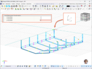 Option zur Transformation von Koordinatensystemen in RFEM 6, an der die Flexibilität beim Import von AutoCAD/DXF-Dateien hervorgehoben wird.
