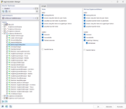 Der Ergebnistabellen-Manager zeigt Übersichtsdetails von Ergebnissen, die durch inkrementelle Rechenmethoden in Dlubal-Software erzielt werden.