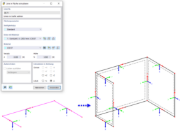 Linien in Flächen extrudieren mit Ergebnis